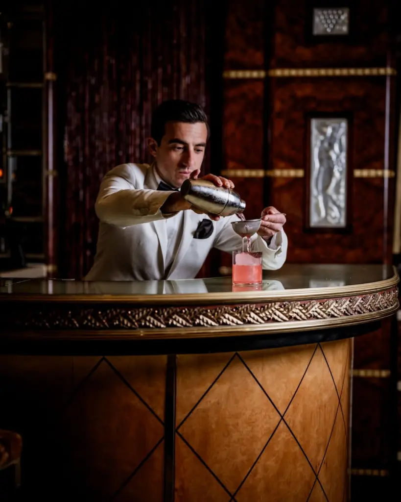 champagne and aperitifs at the Ritz