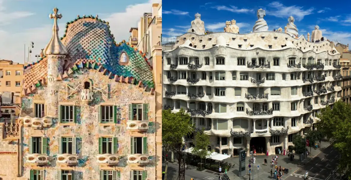 Gaudí in Barcelona Casa Batlló and La Pedrera