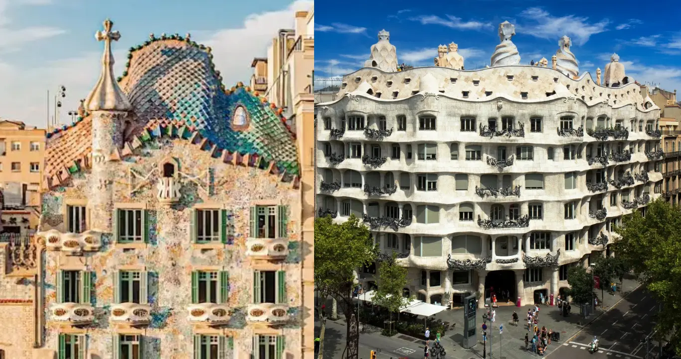 Gaudí in Barcelona Casa Batlló and La Pedrera
