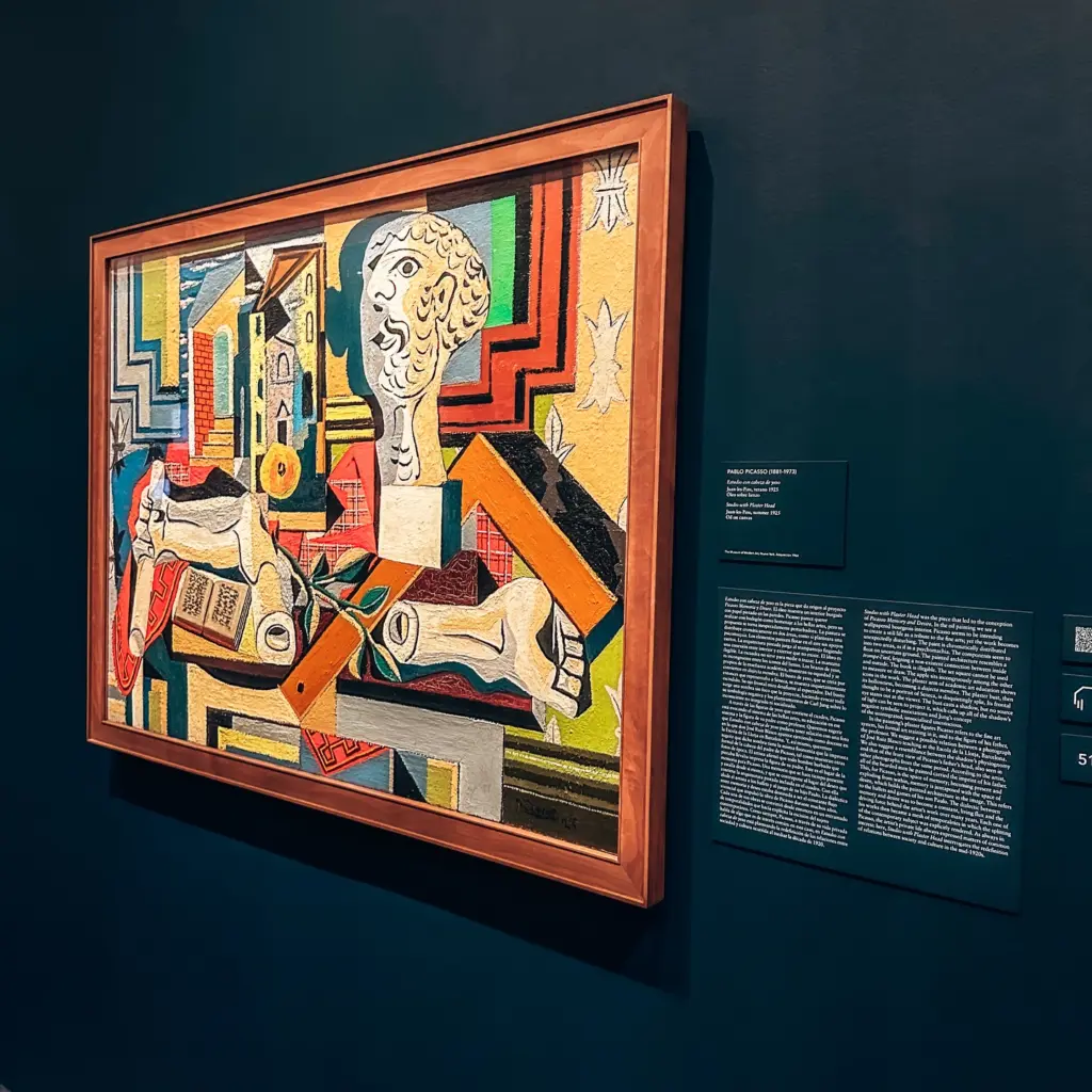 Museo Picasso artwork with interactive guide