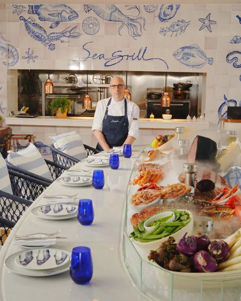 Sea Grill menu offering