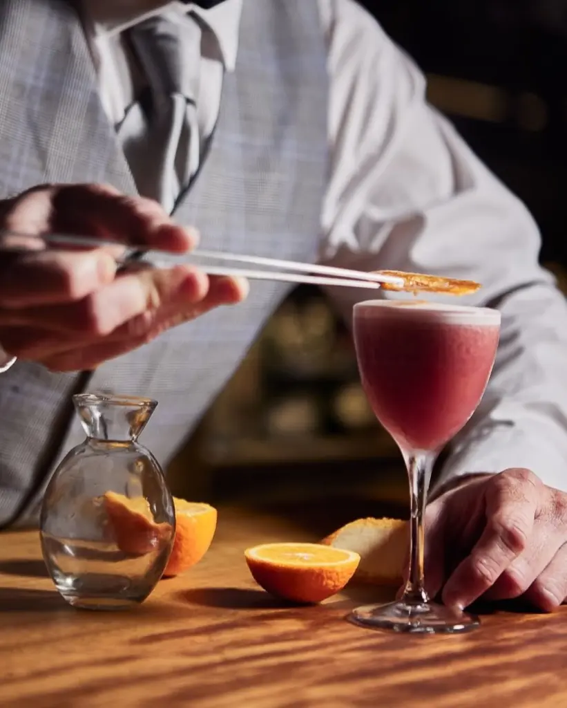 cocktails at La Plaza