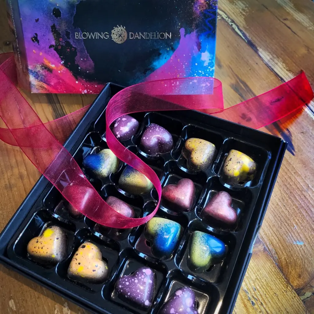 Blowing Dandelion chocolates