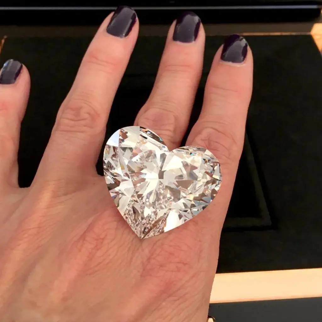 GIA heart shaped diamonds