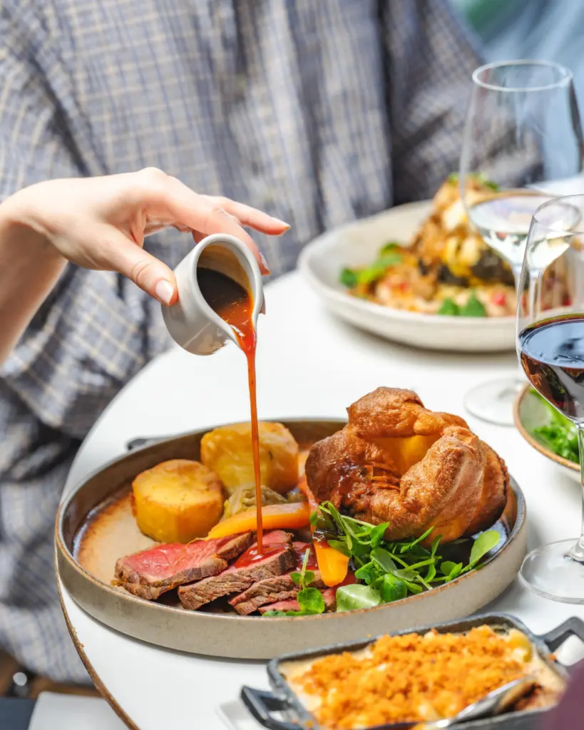 Sunday roast at OXO Tower Brasserie
