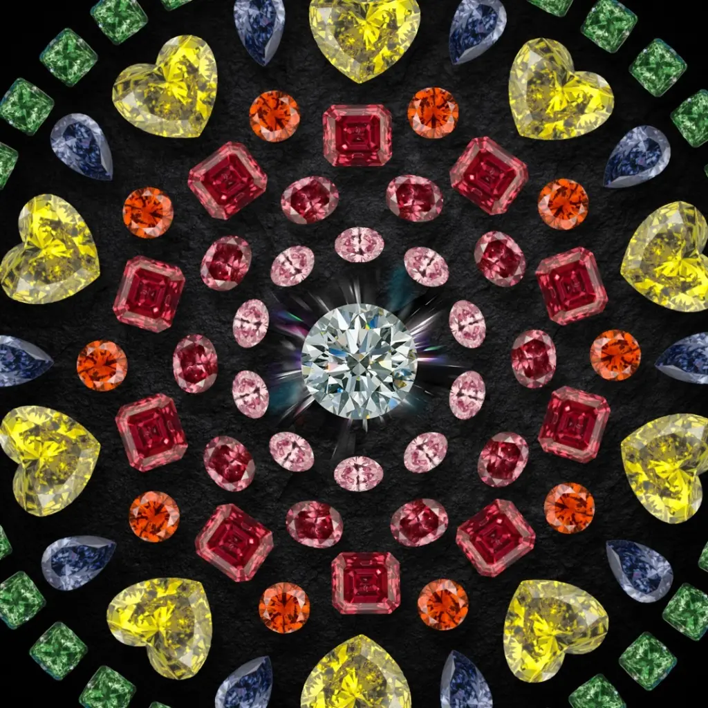 fancy coloured diamonds