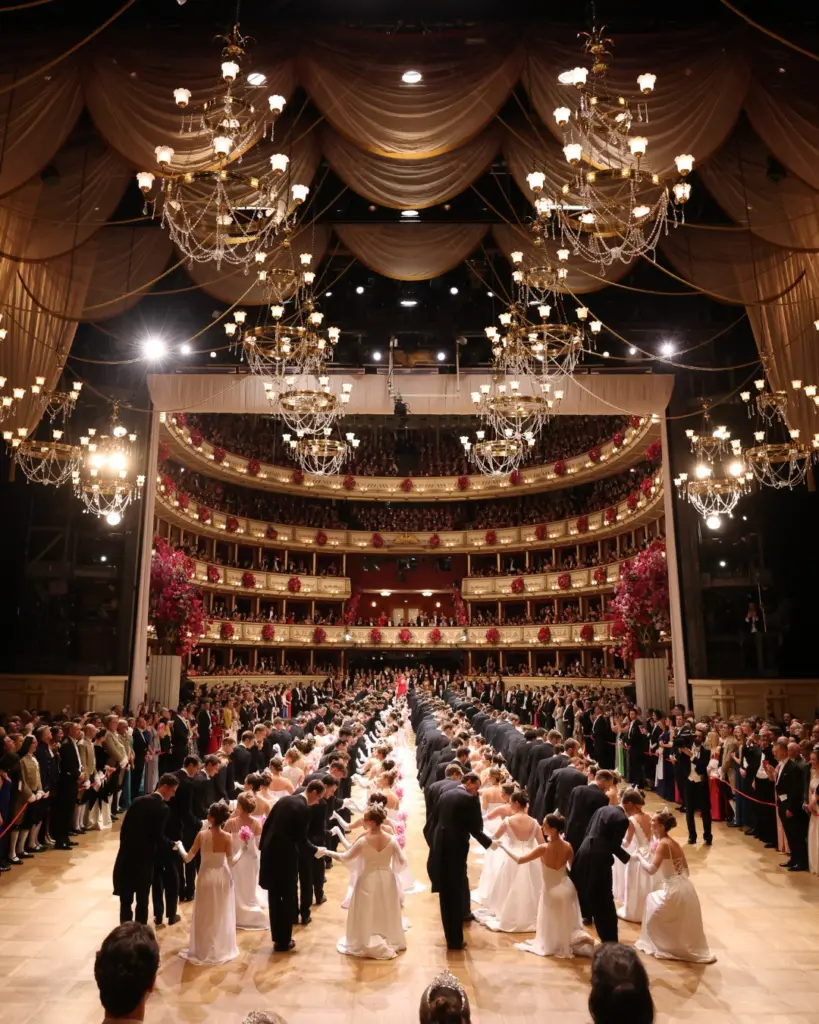 vienna opera ball procession