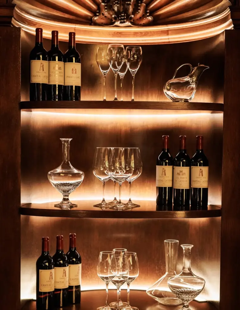 wine collection at Château Latour