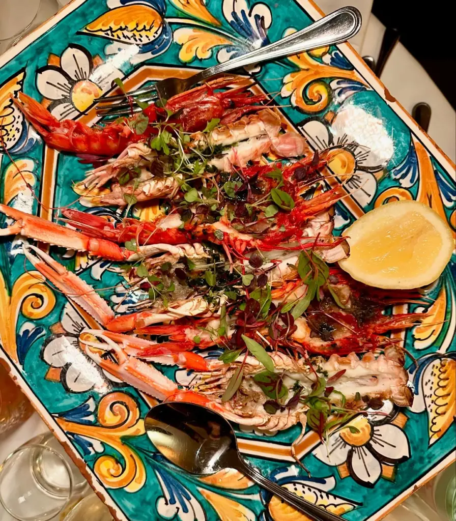 Grappelli seafood menu