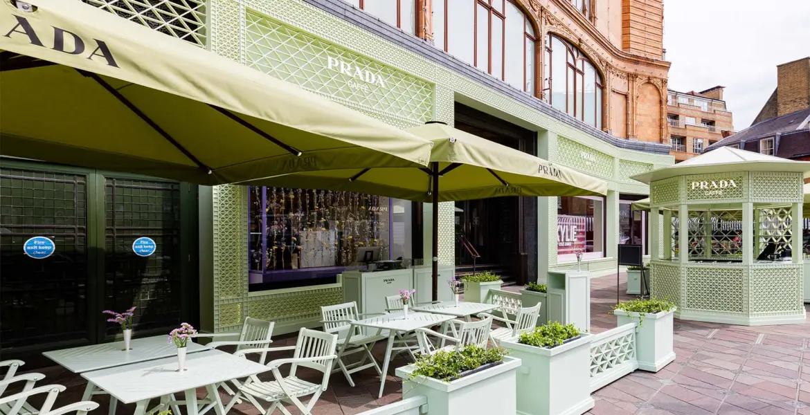 Prada Caffe at Harrods