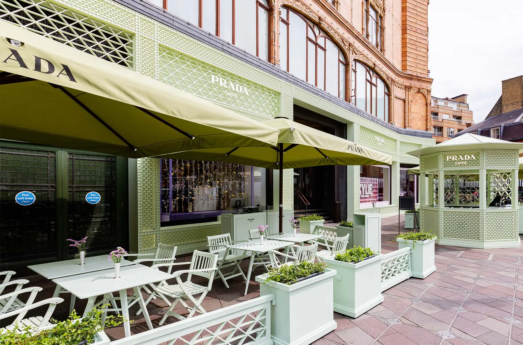 Prada Caffe at Harrods