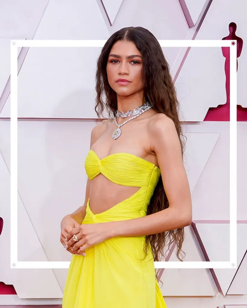 Zendaya at the 2021 Oscars
