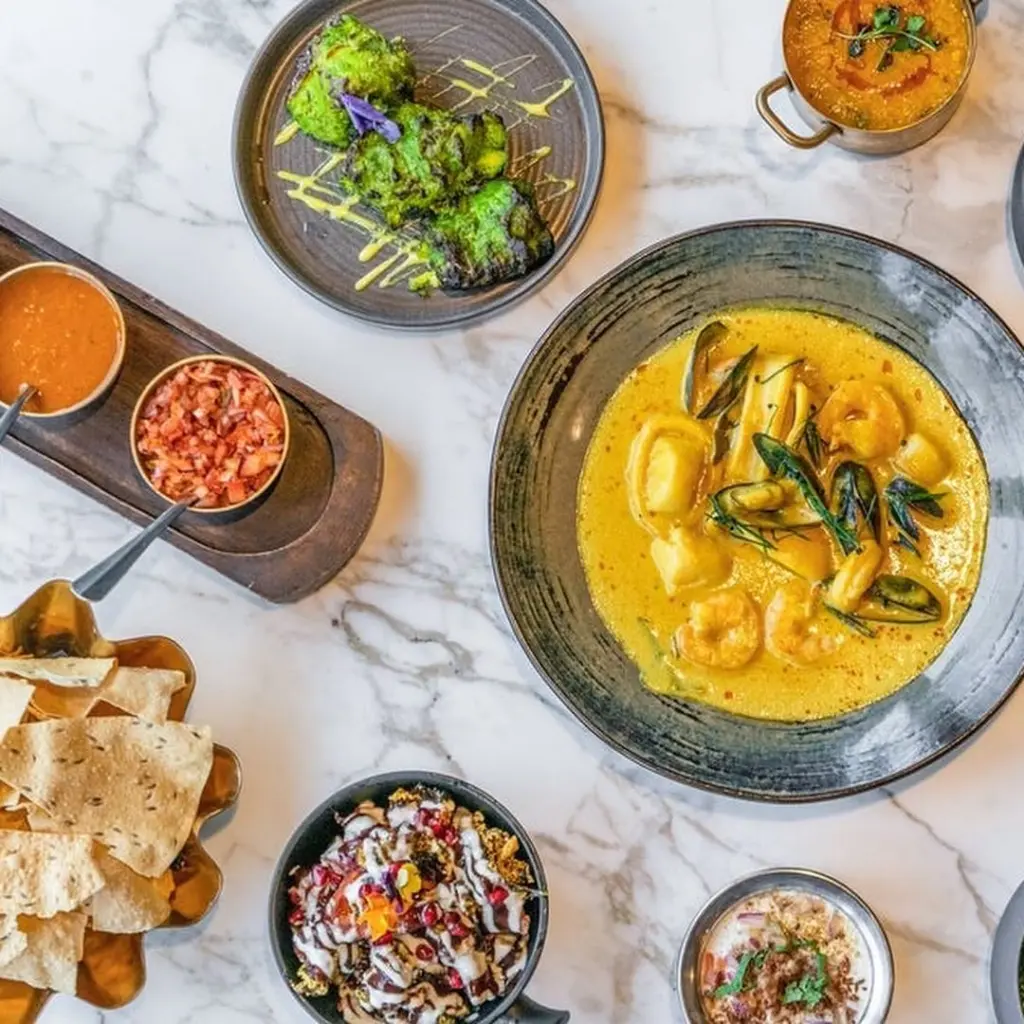 dining at Bombay Social