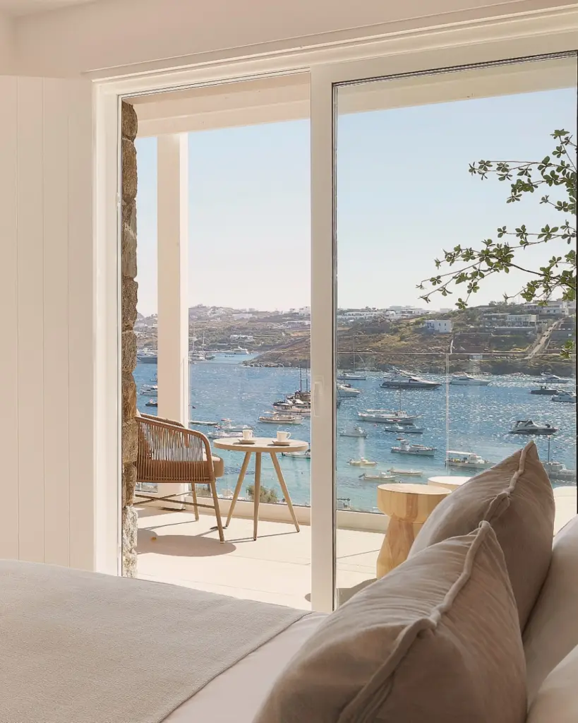 Aegean views from Once in Mykonos