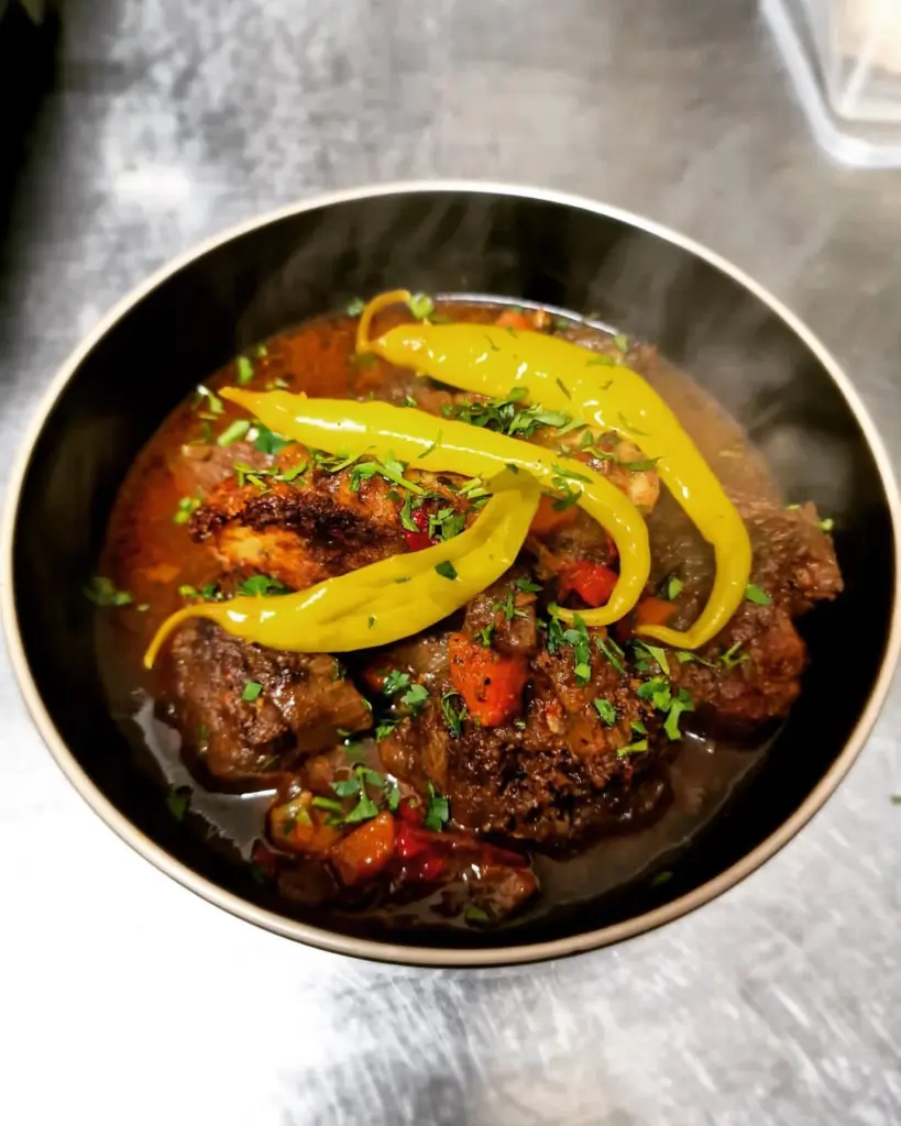 Goulash dish at Gimlet