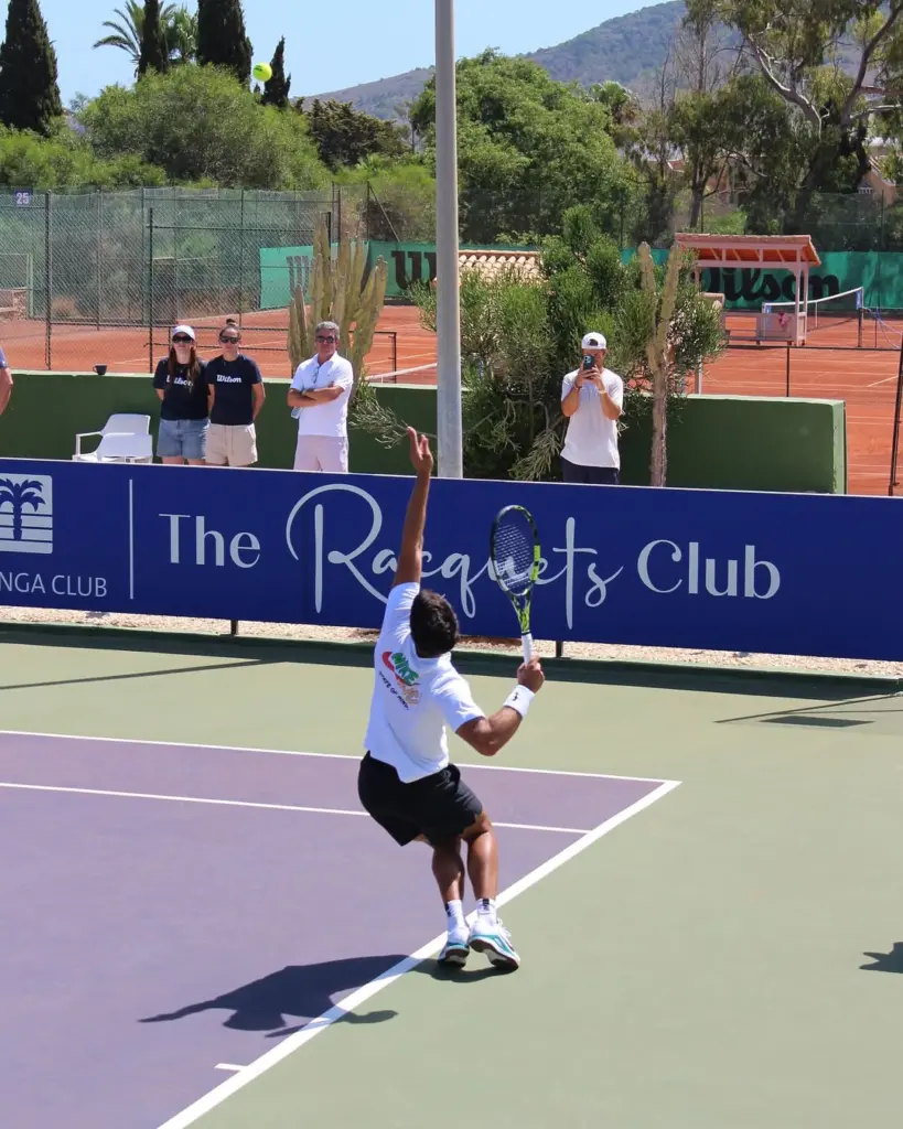 tennis training session at The Racquets Club
