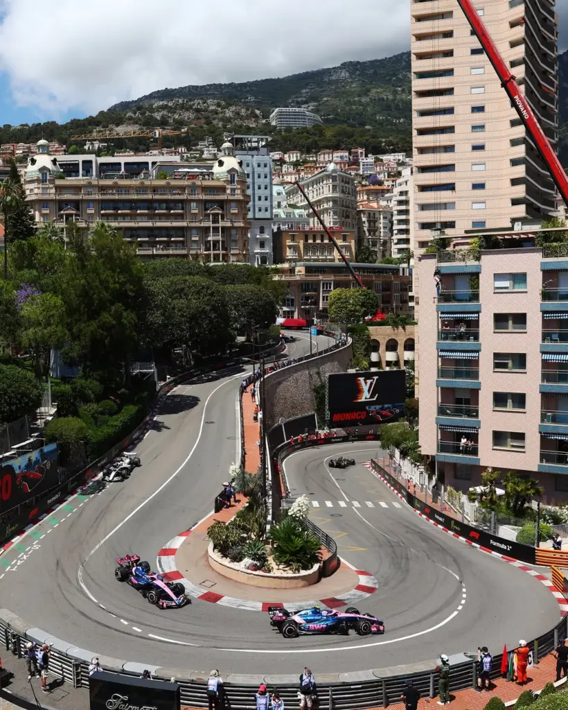 watching the Monaco GP