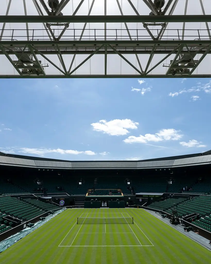 Wimbledon centre court view