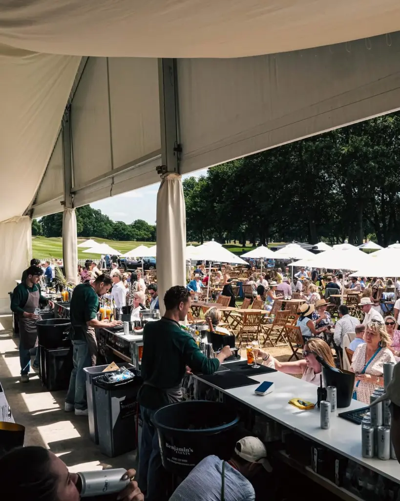 courtside hospitality at The Boodles