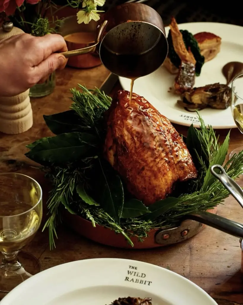 dining at The Wild Rabbit
