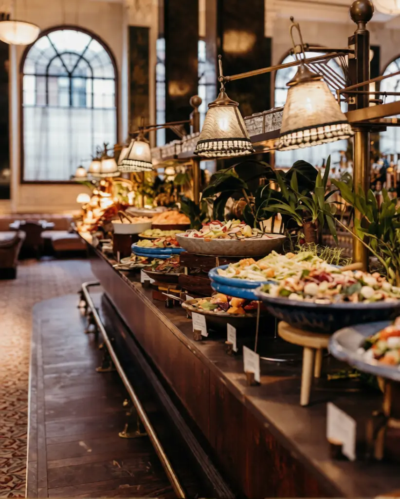 menu offering at the Ned's Feast