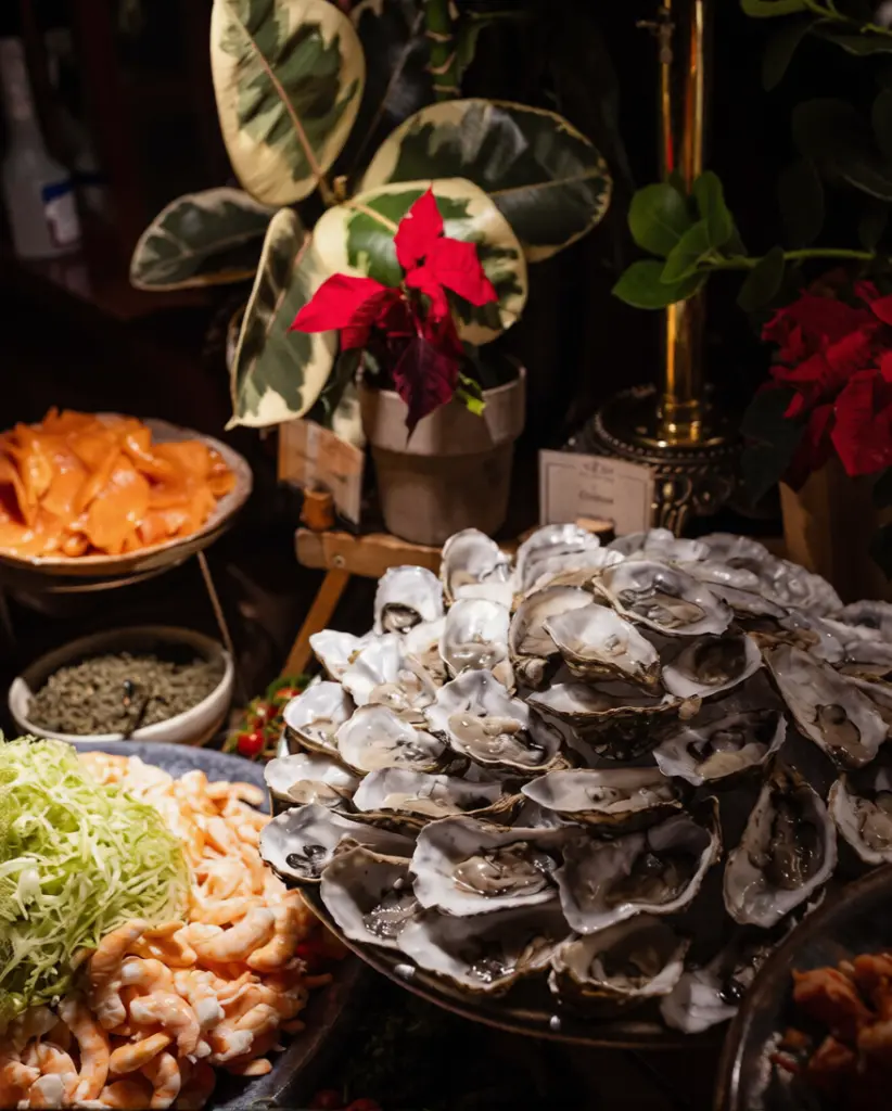 oyster tower at the Ned's Feast