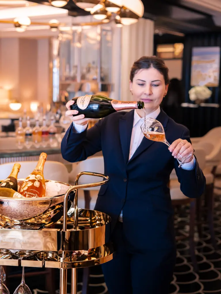 service at The River restaurant