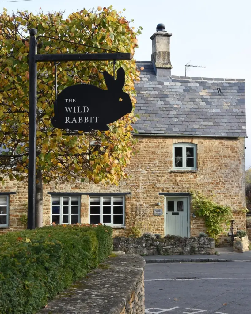 the Cotswolds outside the WIld Rabbit