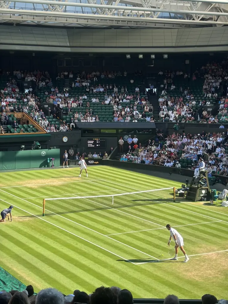 the Wimbledon experience at Centre Court