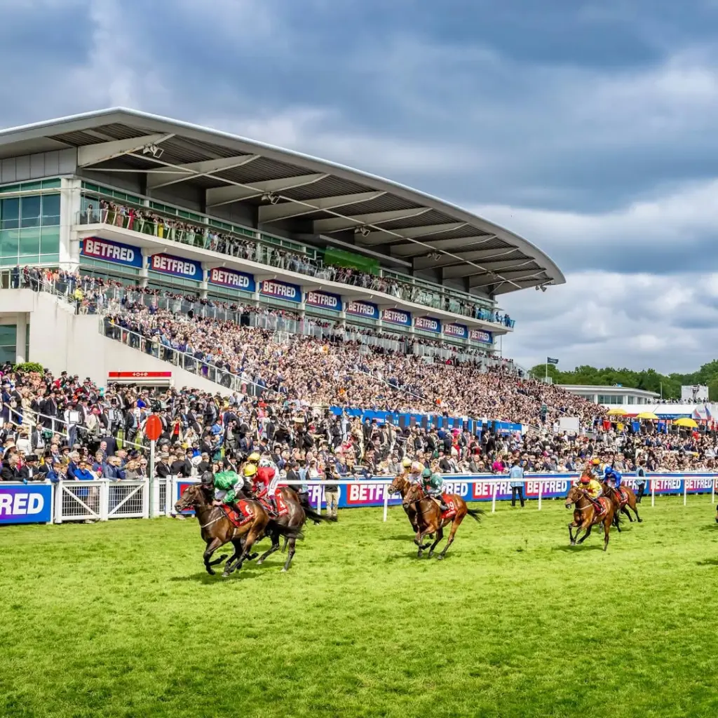 trackside at the Derby Festival