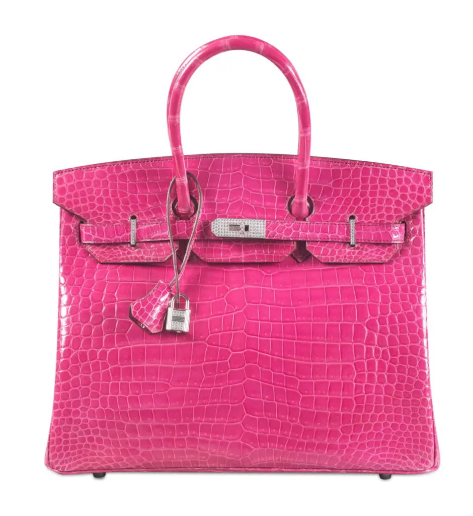 Fuchsia Hermès Birkin with Diamonds