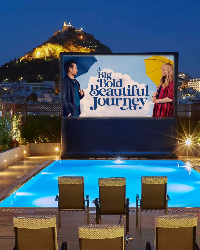 Hotel Grande Bretagne rooftop cinema