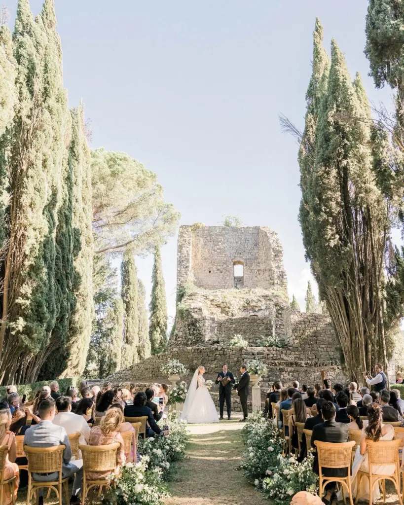 Rosewood Castiglion del Bosco wedding