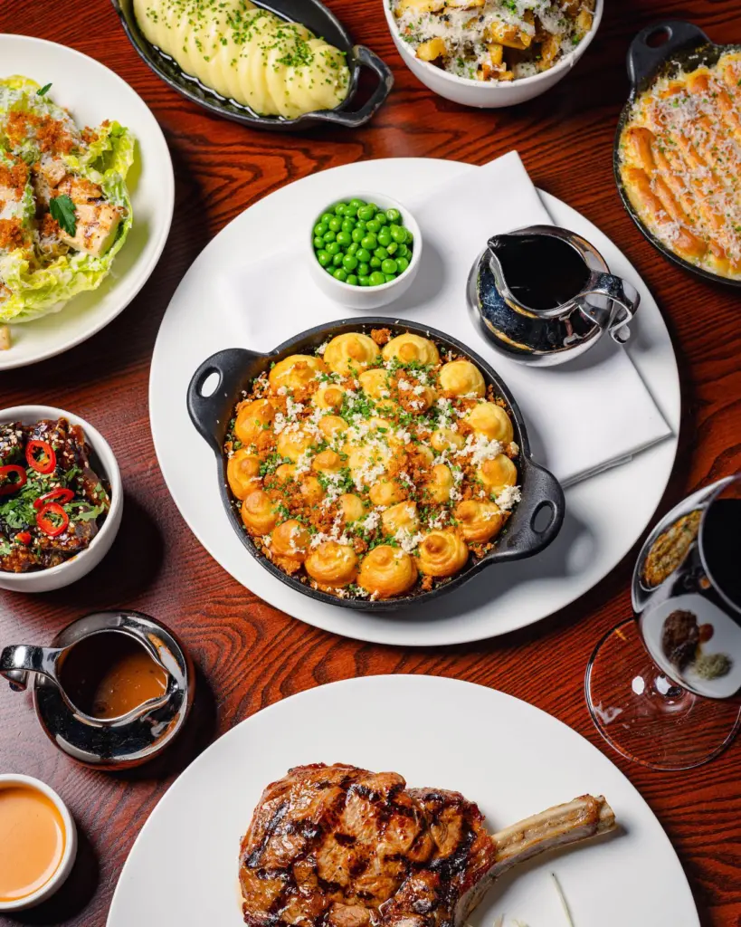 Skylon menu spread