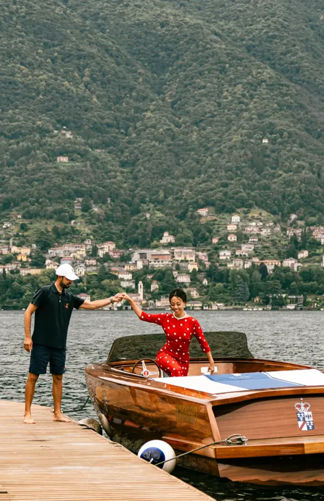 boat tour at Villa d'Este