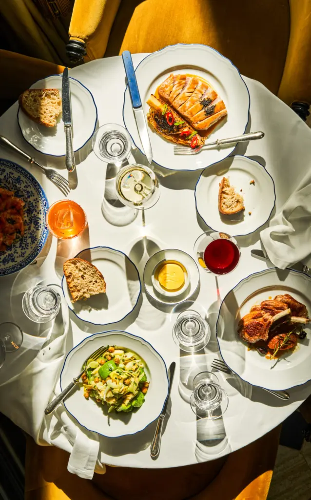 dining at The Twenty Two restaurant