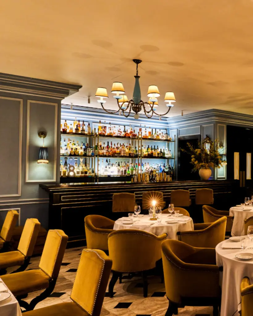 inside The Twenty Two restaurant