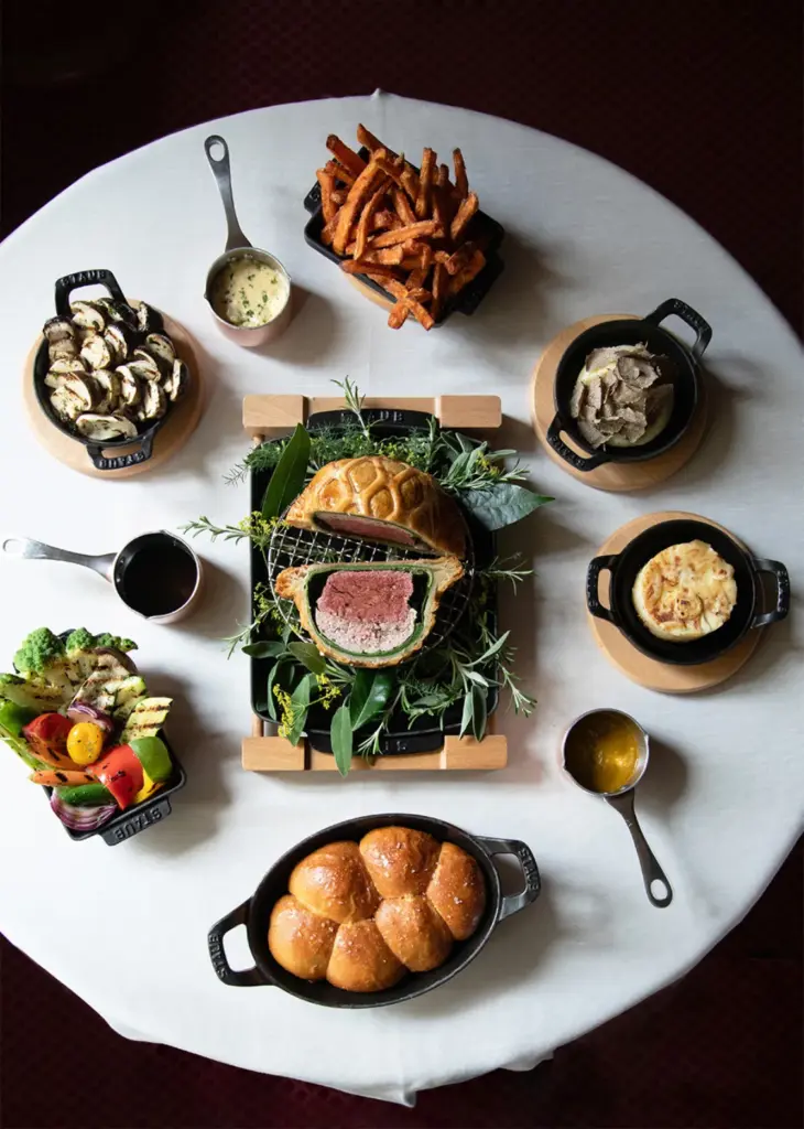 menu offering at The Grill