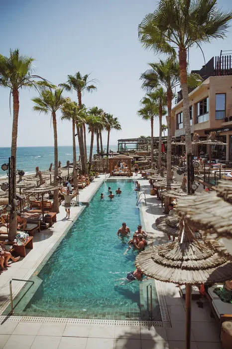 poolside at Max Beach