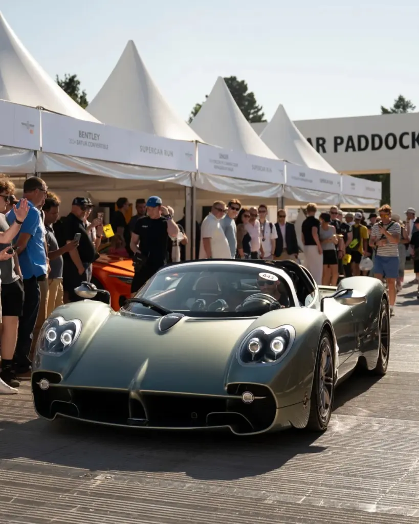 supercar on display at FOS Goodwood