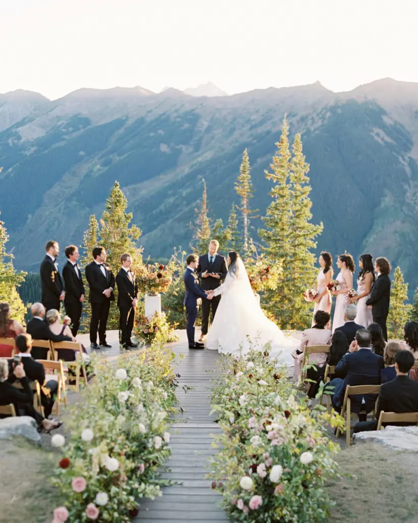 wedding at The Little Nell