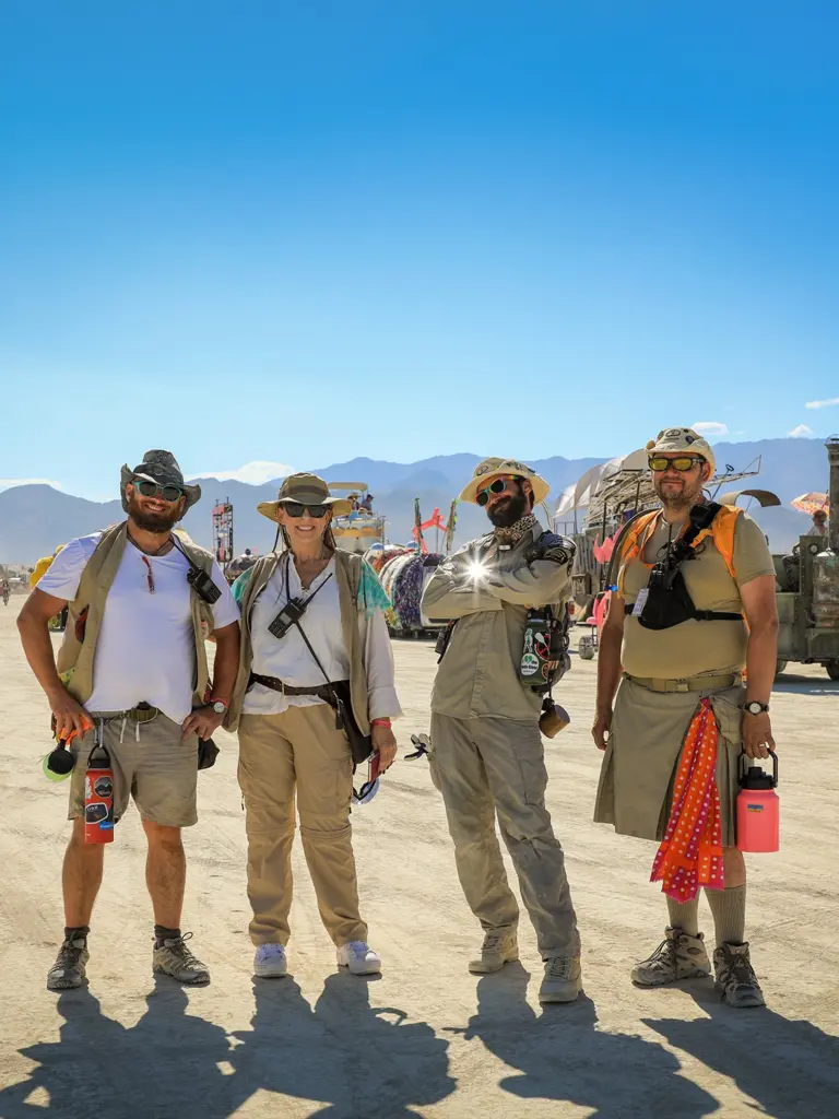 Burning Man attendees