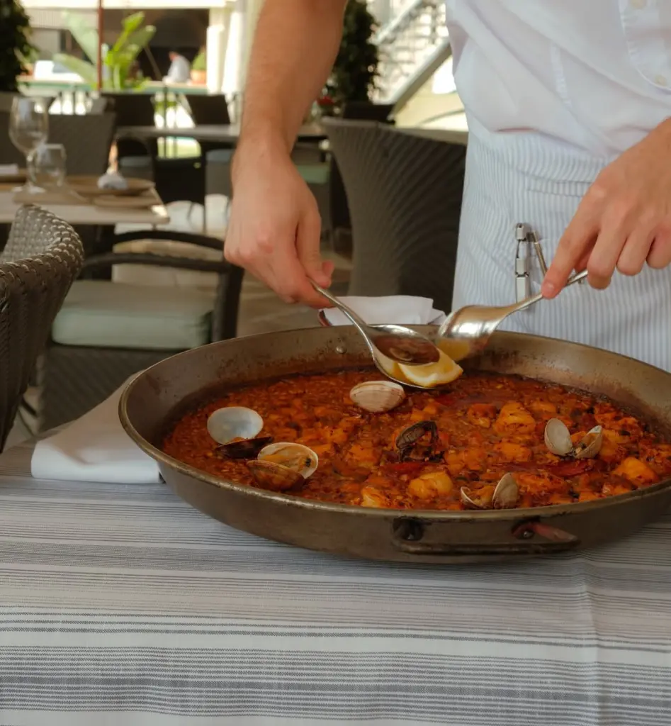 By The Sea Beach Club menu offering