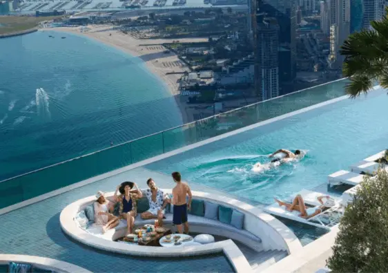 best hotels with infinity pools in dubai