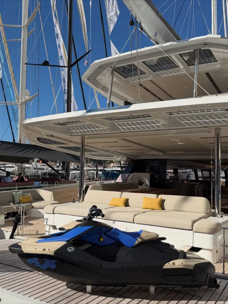 exploring superyachts at Monaco Yacht Show