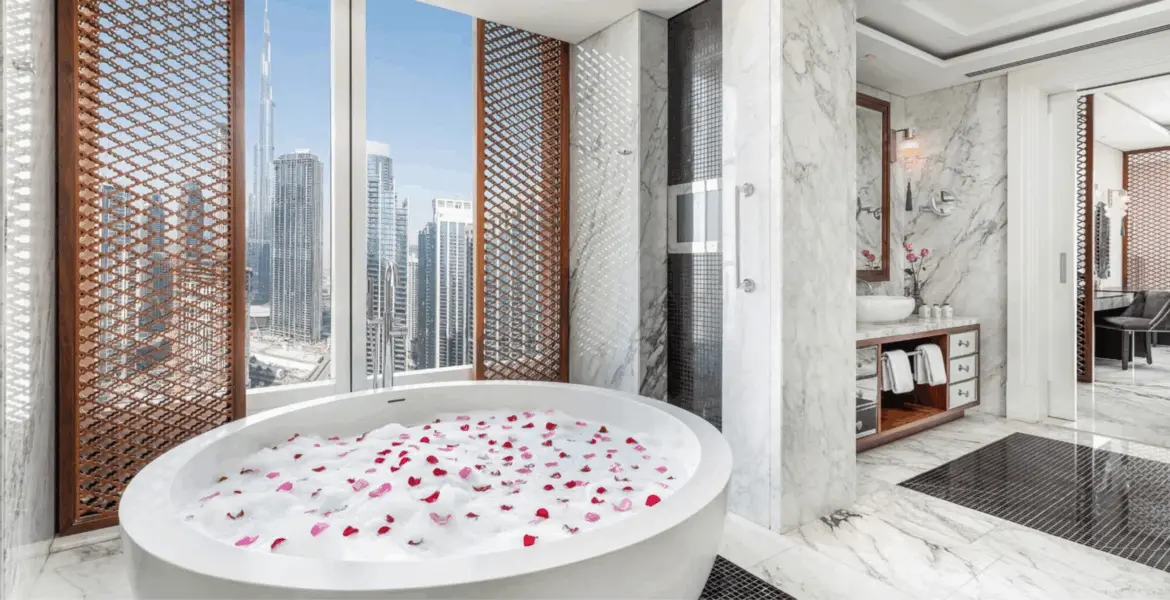 hotel bathtubs with a view