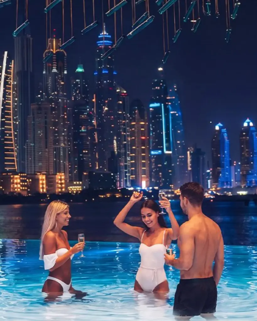 infinity pool at FIVE Palm Jumeirah