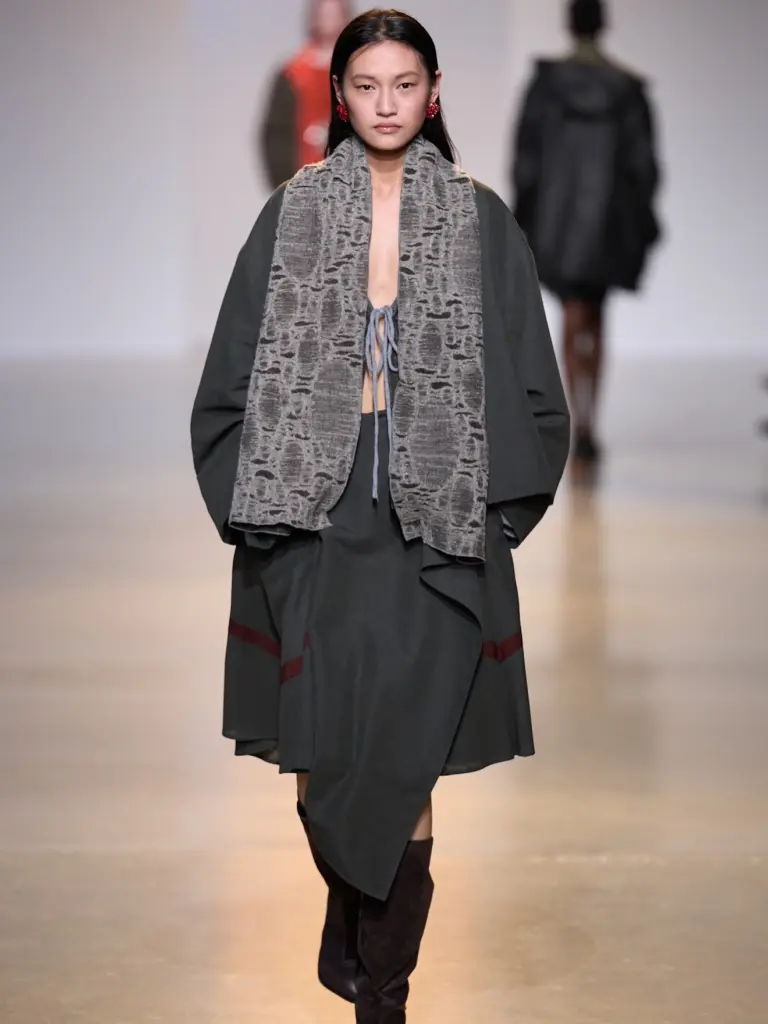 runway model at PFW