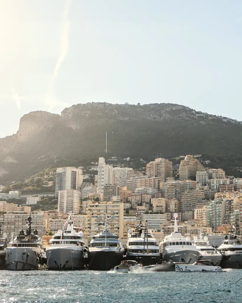 yachts at Port Hercule