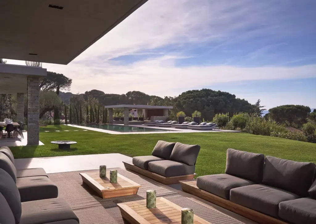 Saint Tropez Peninsula Villa Maestra with Bay Views